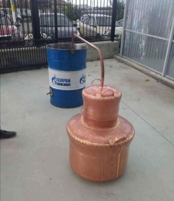 Vând cazan de țuică din cupru alimentar