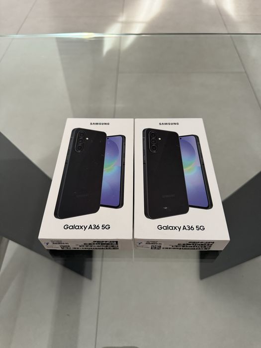 Samsung A36 5G awesome black 128Gb • NOI / SIGILATE •