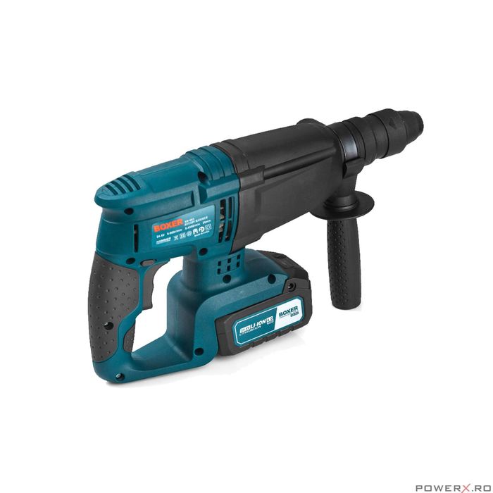Ciocan rotopercutor cu acumulator, 2.1J 4 Ah 24V, Boxer