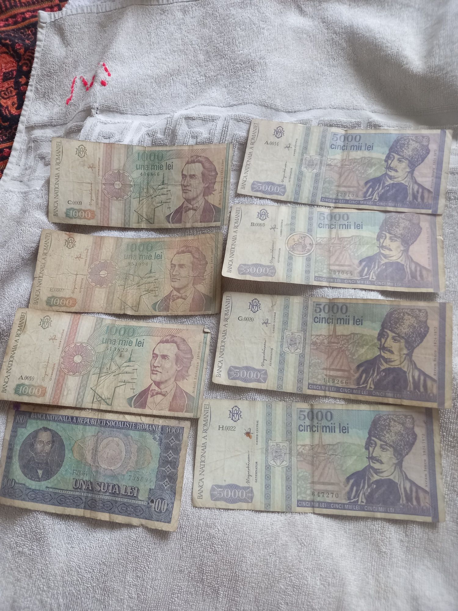 Vând bagnote din 1824-1872,