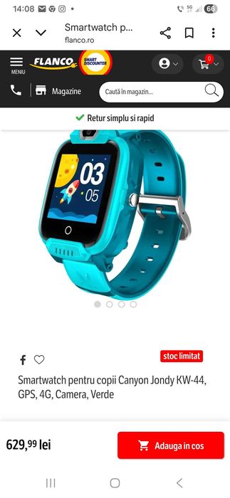 Smartwatch jondy KW-44 CANYON
