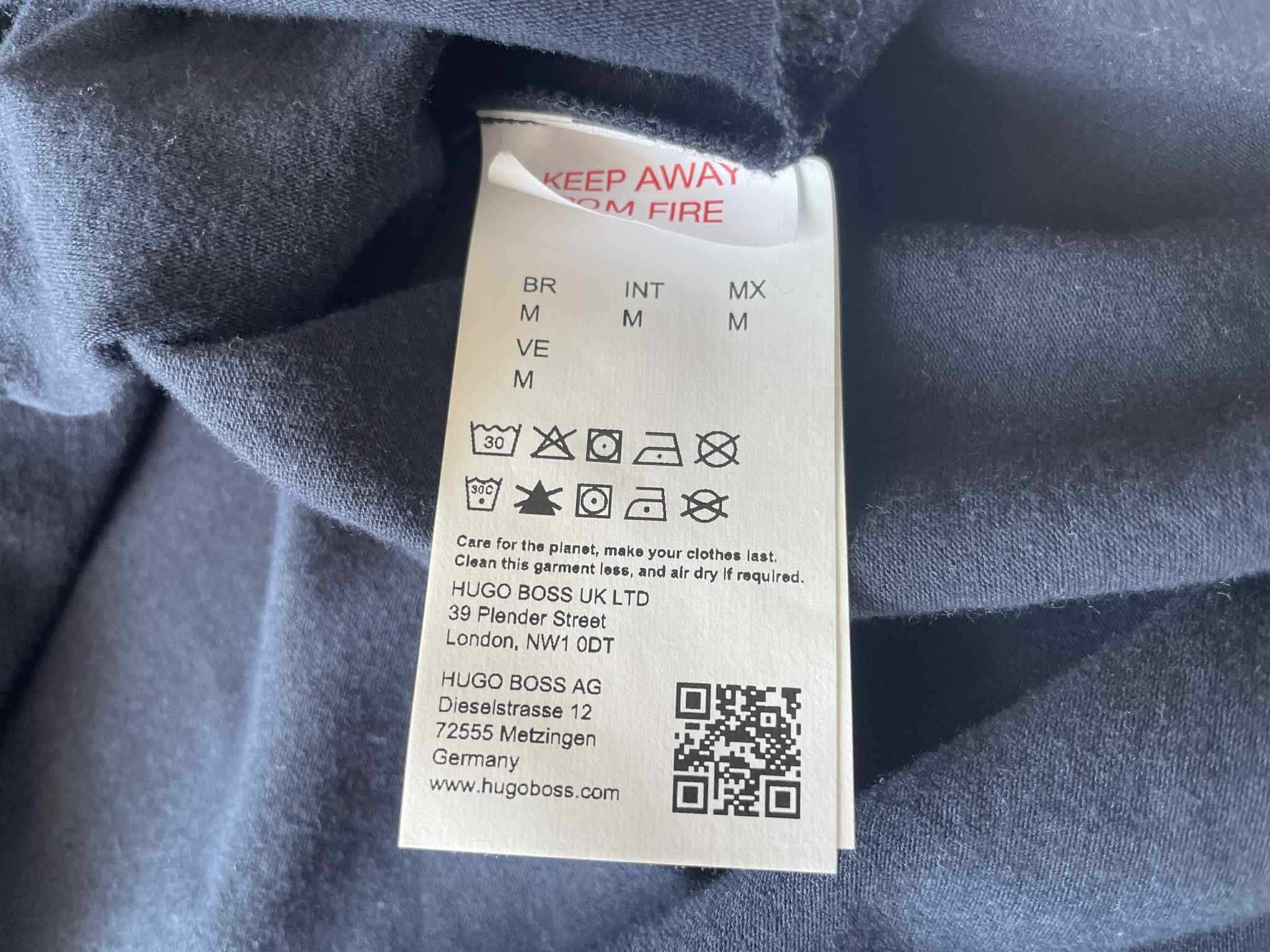 Мъжка тениска Hugo Boss, M- размер, оригинална