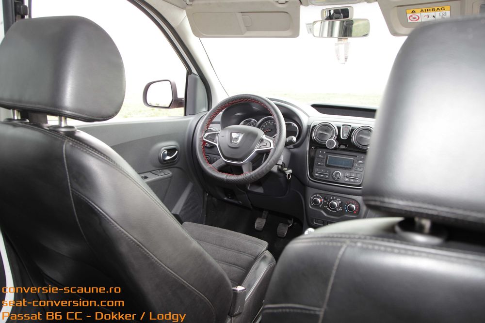 Sistem adaptare scaune de Passat B6 CC pe Lodgy Dokker