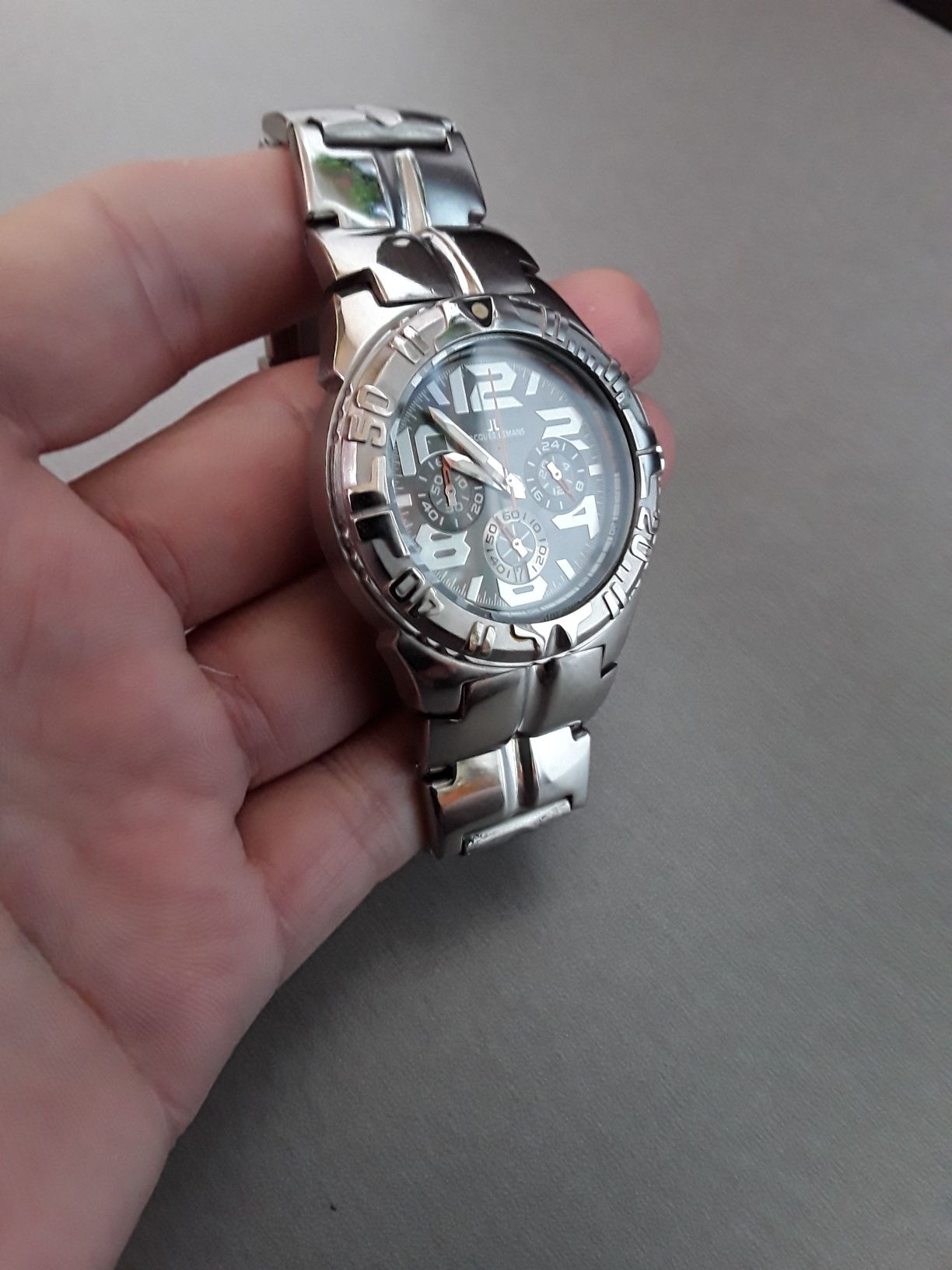 Ceas Jacques Lemans chronograph original oțel