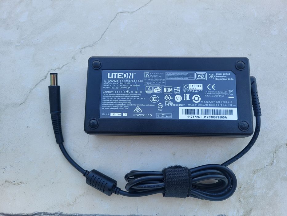 Liteon 20V 8,5A 170W mufa 7,4mm