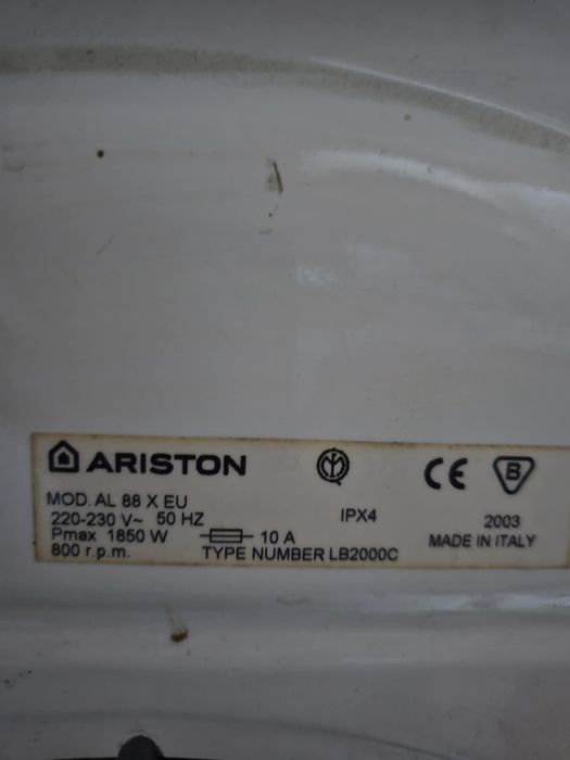 Пералня Ariston  и сушилня Miele