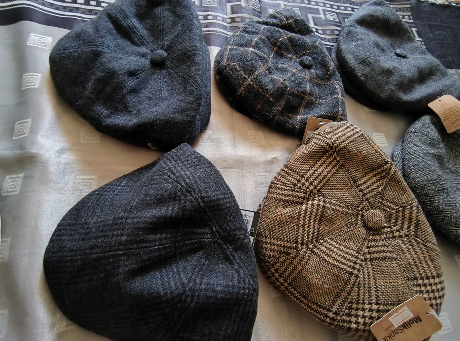 Мъжка шапка с козирка , мъжка кожена шапка , каскети