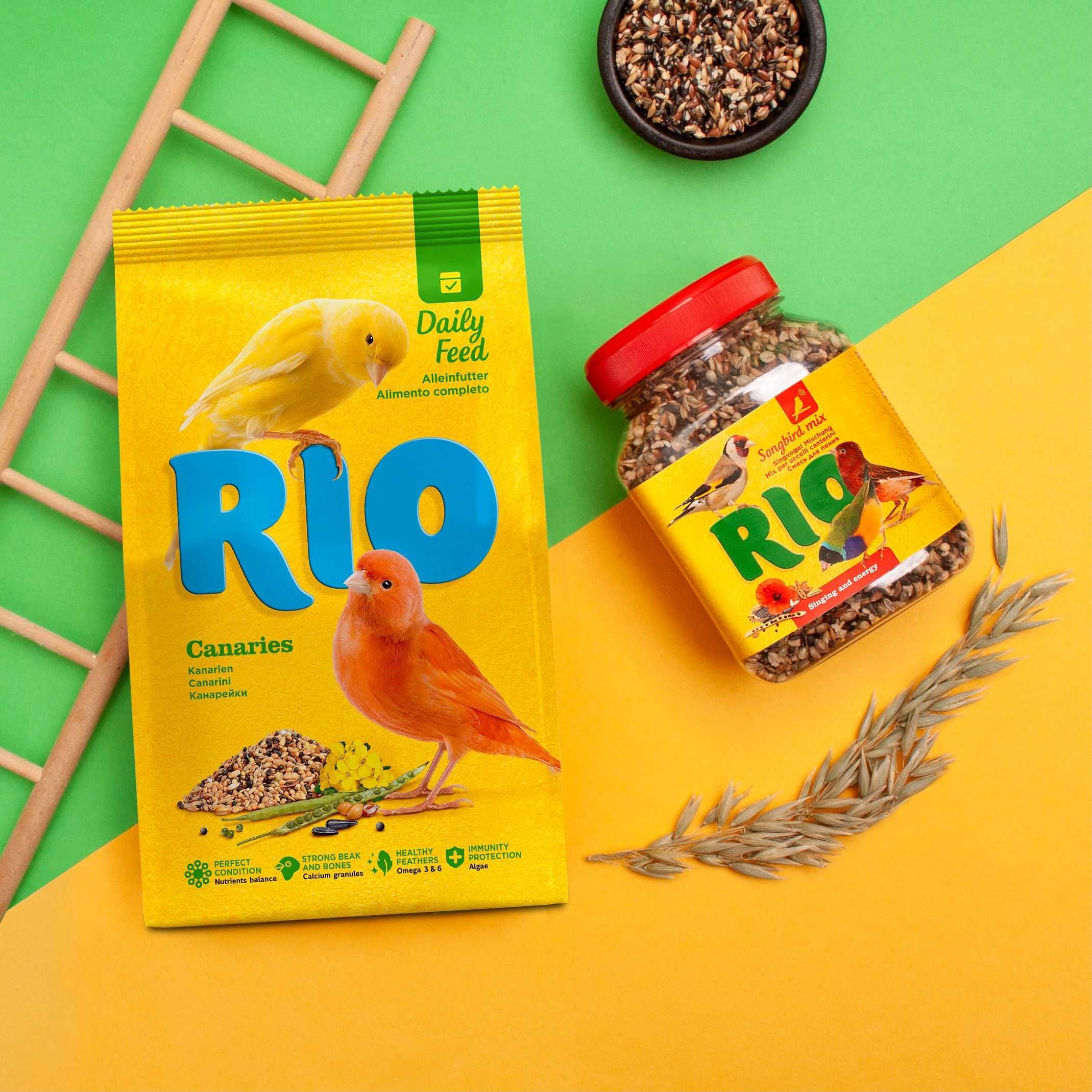 Rio корма и лакомства для птиц и грызунов в "Живом Мире" на Толе би