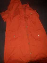 Продам платье оранжевое лето