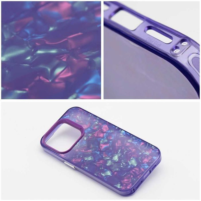 Husa iPhone 16 . 16 Pro . 16 Plus . 16 Pro Max - Tutti Frutti - Violet