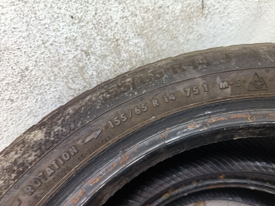 Anvelope MS iarna 155 65 14 continental 2023 6.5mm
