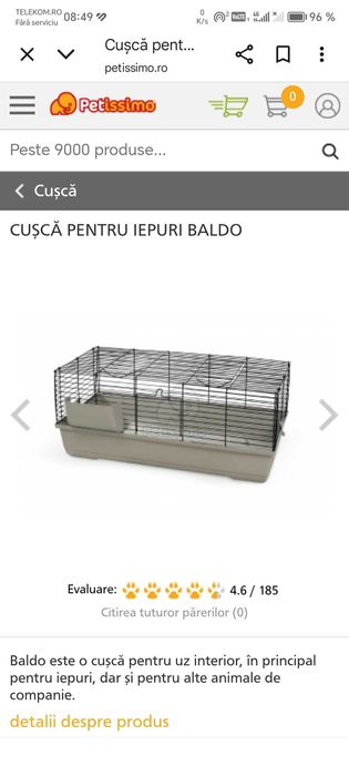 Cușcă mare pentru animalute