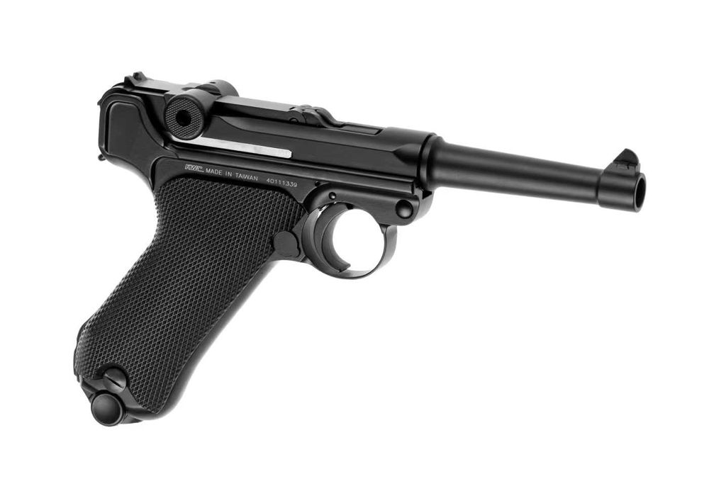 Pistol airsoft Luger P08 Parabellum full metal CO2 Blowback
