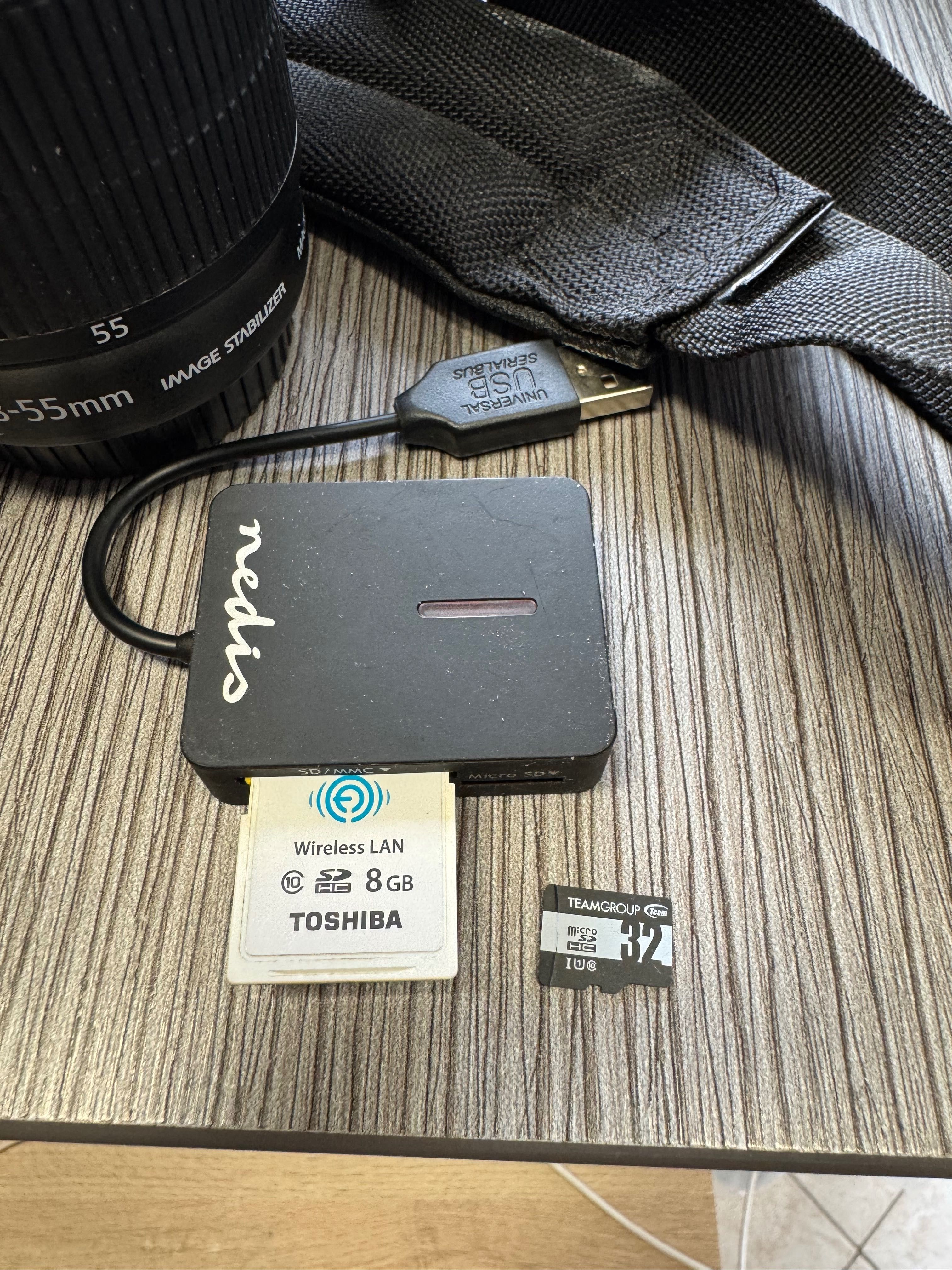 Фотоапарат Canon EOS 750D с два обектива