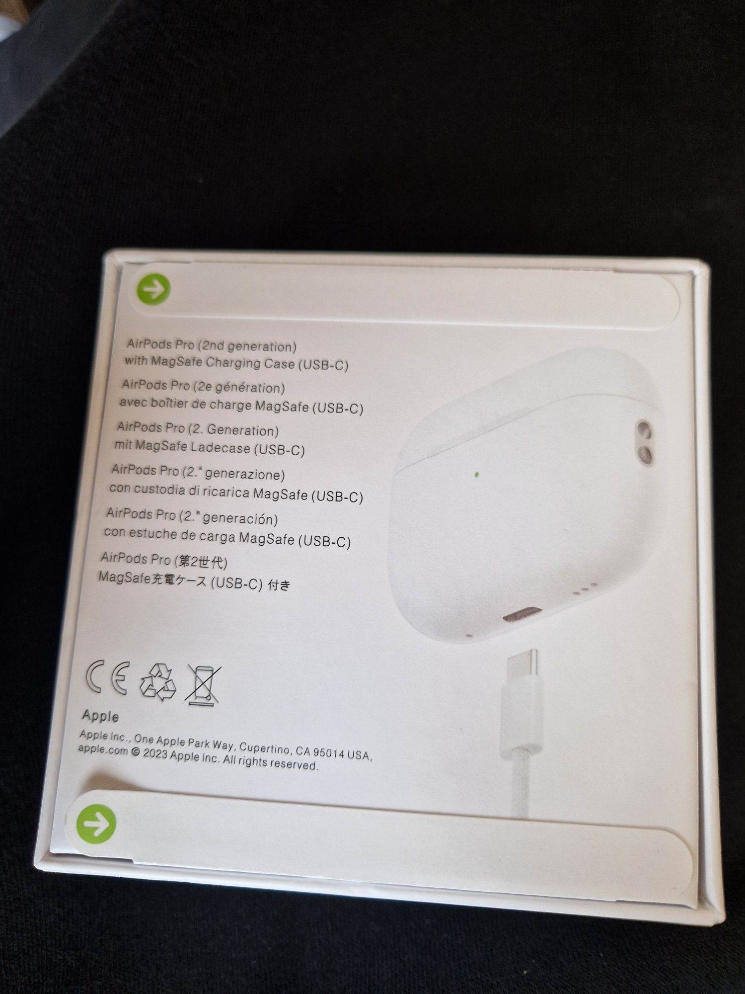 Casti APPLE AirPods Pro 2, True Wireless, Bluetooth, In-Ear,