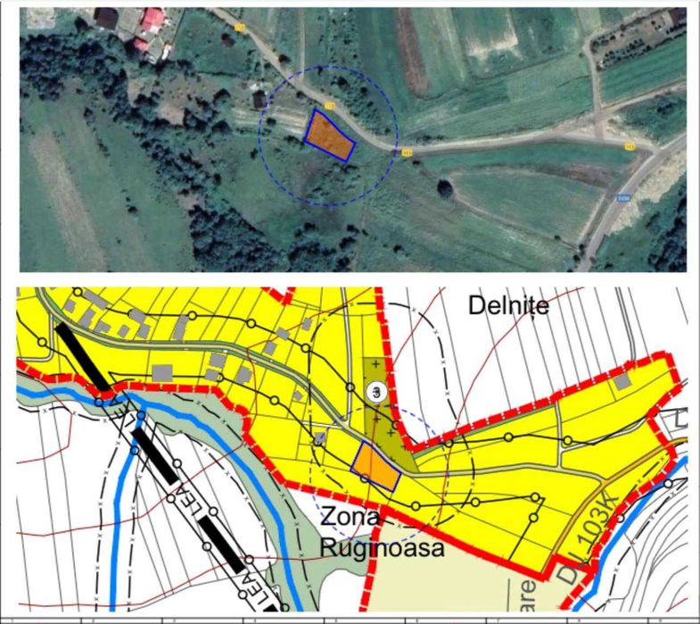 Teren intravilan de vanzare in jud.Cluj