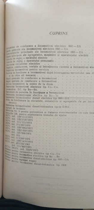 Îndrumătorul mecanicului pentru exploatarea locomotivelor - 1978