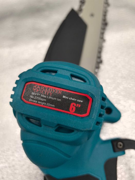 Drujba de mana 2x36V, portabila, 15 cm, acumulator