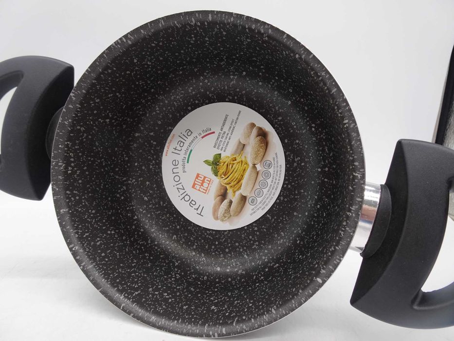 Cratiță ALLUFLON Tradition Italy, aluminiu, negru, 16 cm