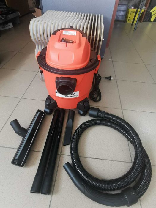 Set Aspirator industrial 15L si Flex Ingco 20V, 2x4Ah, brushless, nou