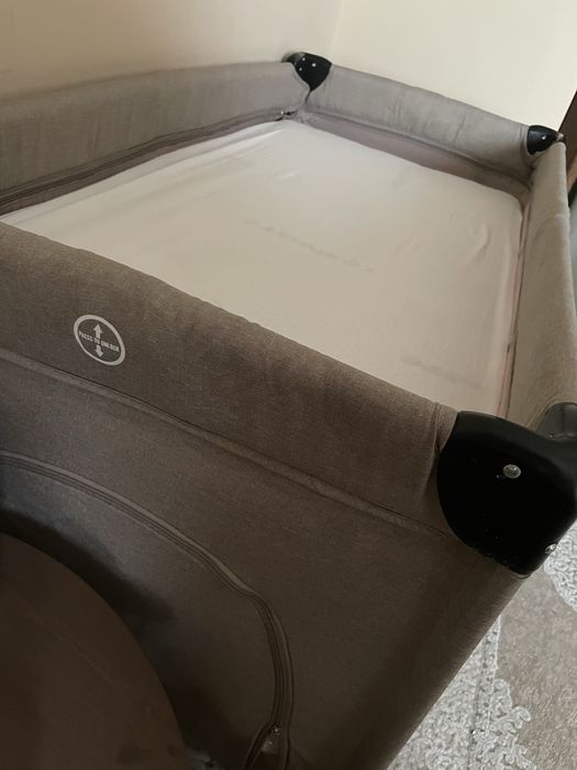 Pat copii/bebelusi EstiCaretero pliabil , spatiu depozitare,2 nivele