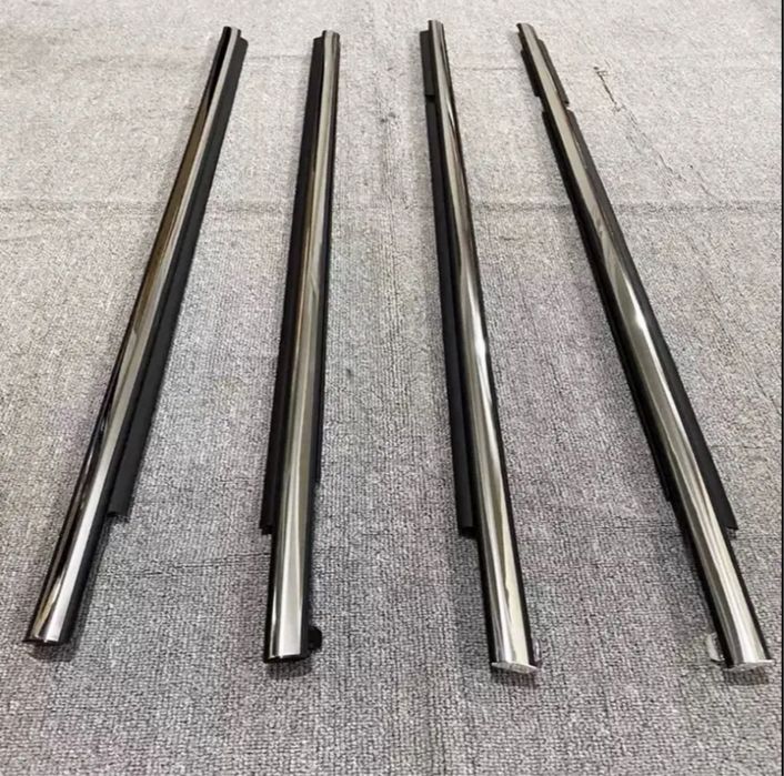 Молдинги стекольные прадо 120 хром дверей никель накладки уплотнители