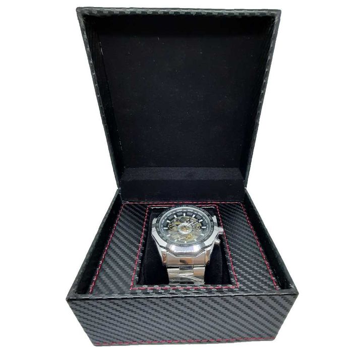 Механичен самонавиващ се мъжки часовник с Open Heart дизайн