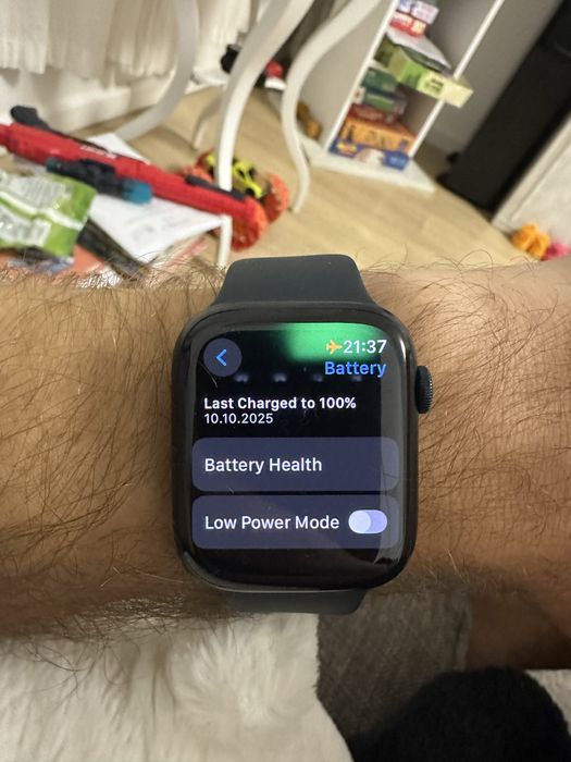 Apple watch 9 gps + celular ca nou, baterie 100%