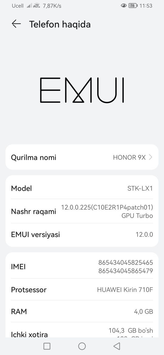 Honor 9x 128 ga 4