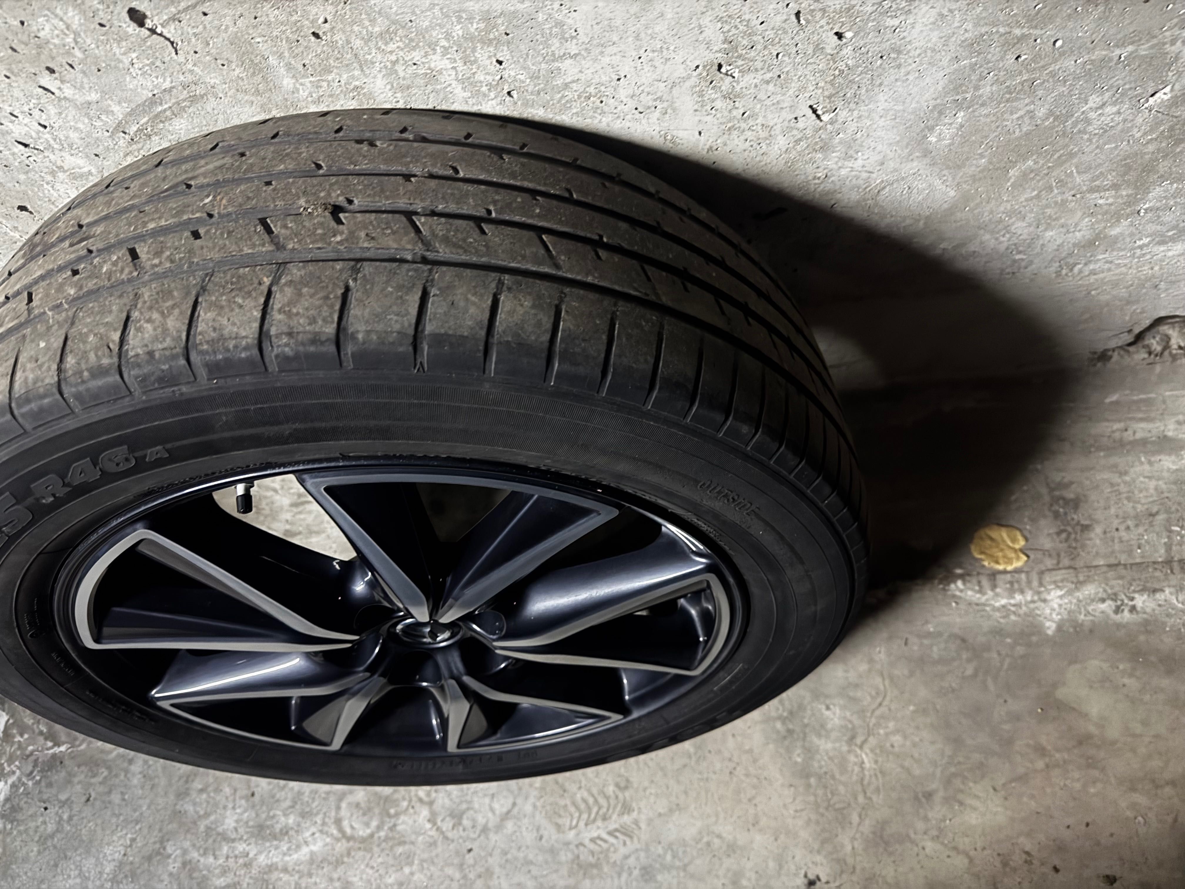 Jante R19 Mazda cu anvelope de vară 225 55 R19 DOT 2017