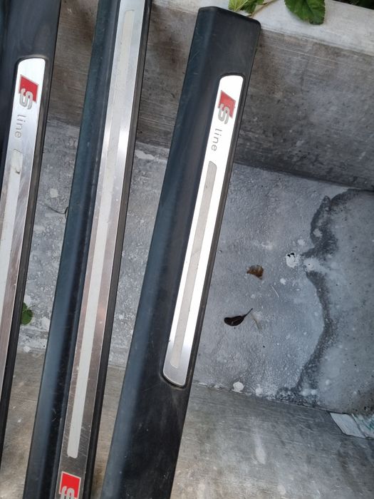 Лайсни  за праговете S line за Ауди А6 Ц6 4Ф комби 2007г