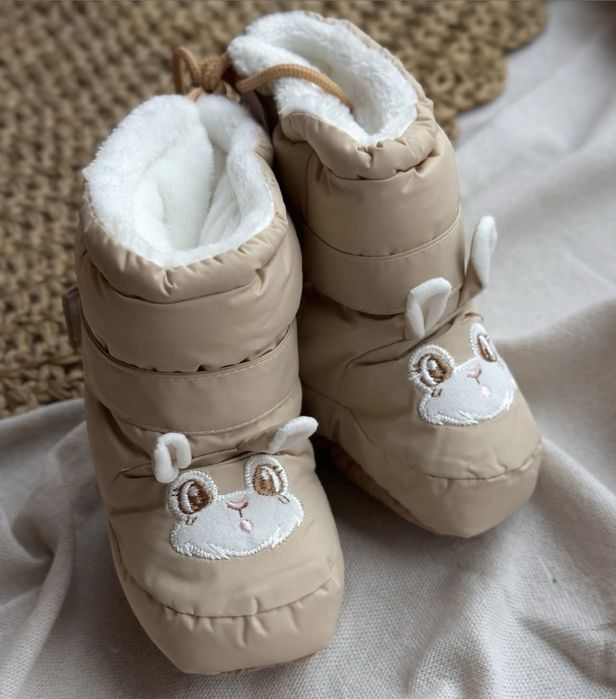 Зимние дутики пинетки