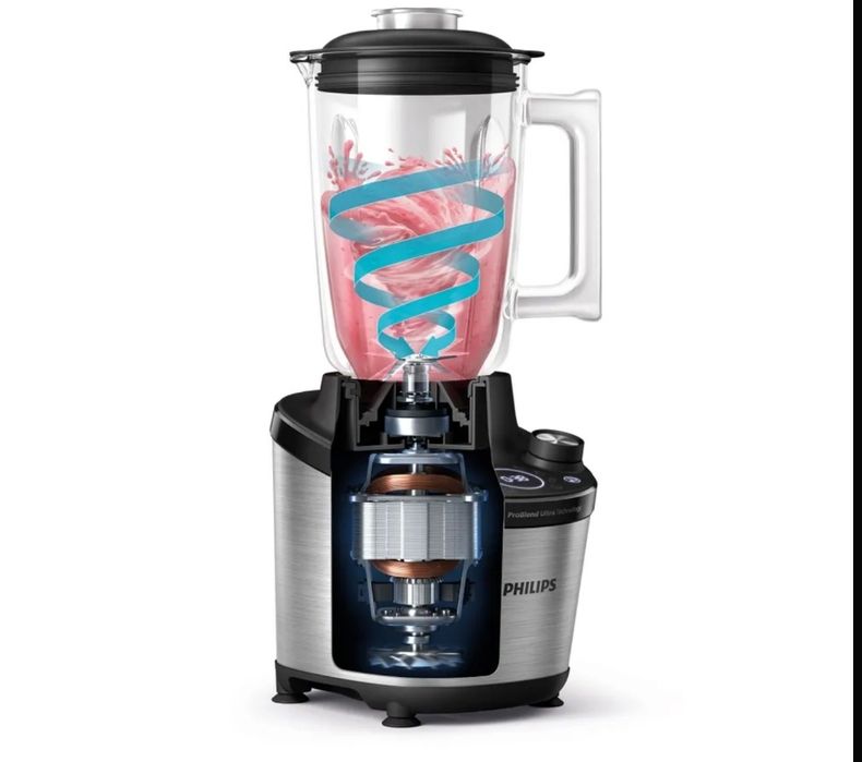 Мощный и иногофункциональный блендер Philips 1500w