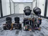 Set lumini 2 x Beamz BPP225, 2 x Beamz Panther si 1 x Showtec SM 8/2