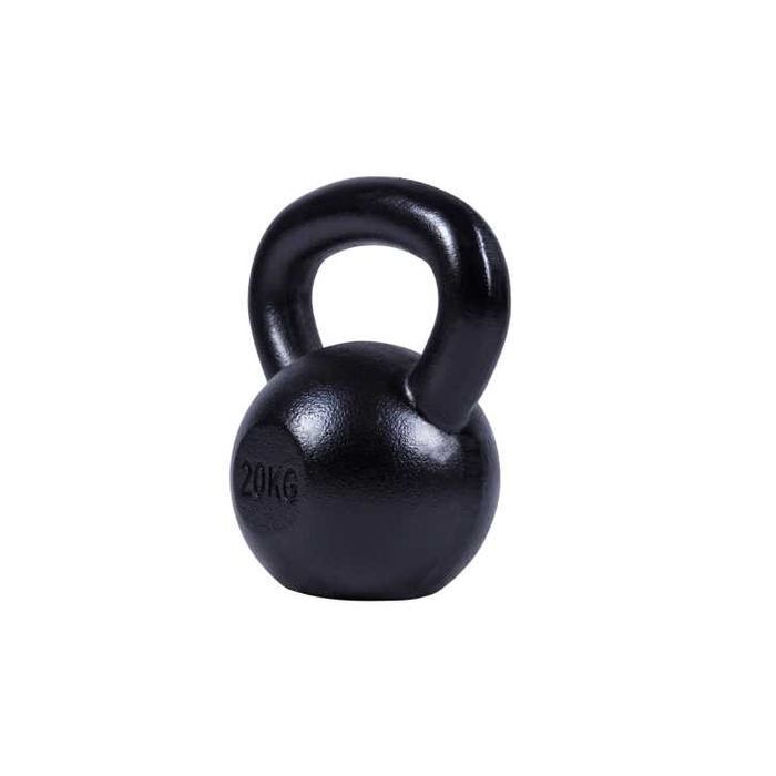 Kettlebell din fier 20kg Negru