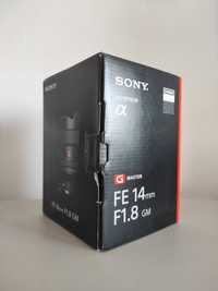 Продавам нов гаранционен Sony 14mm f/1.8 GM обектив