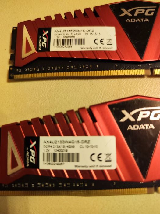 Kit memoriii Adata XPG Z1 2x4GB 2133Mhz DDR4 CL15 DIMM Dual Chanel