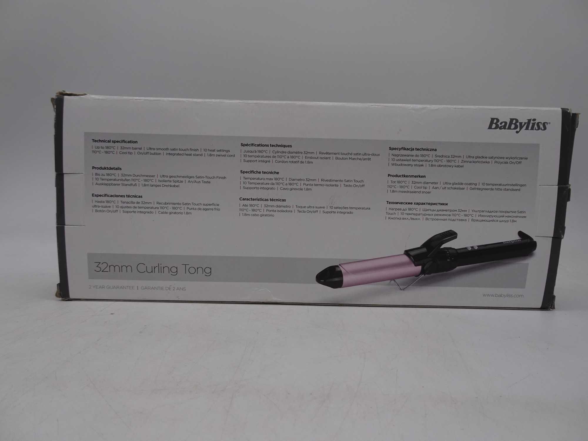 Ondulator BABYLISS Soft Curls C452E, 210 grade, invelis ceramic, hard
