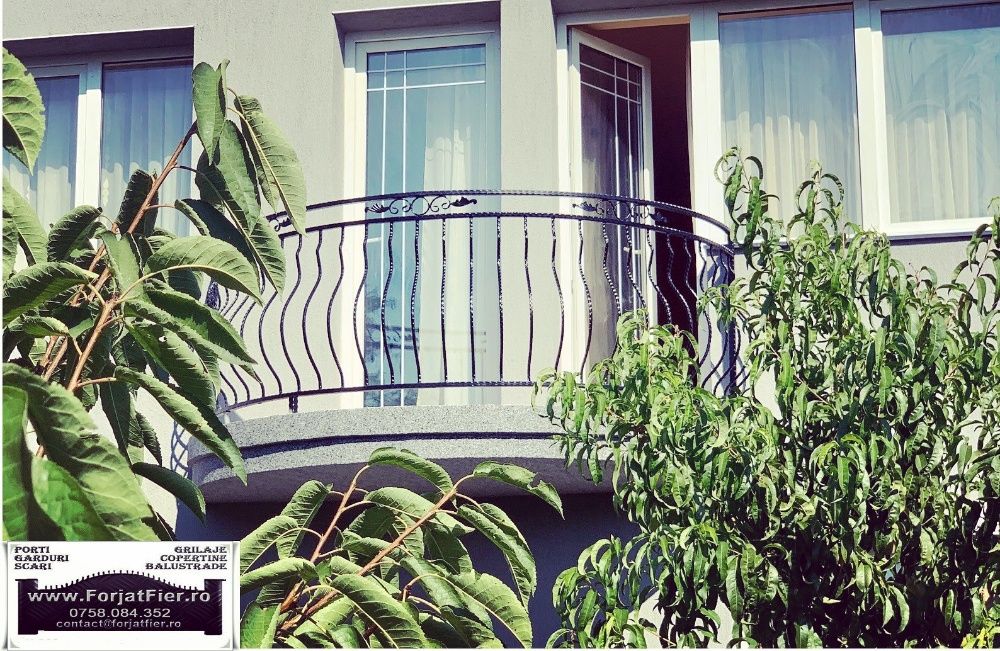 Balcon fier forjat