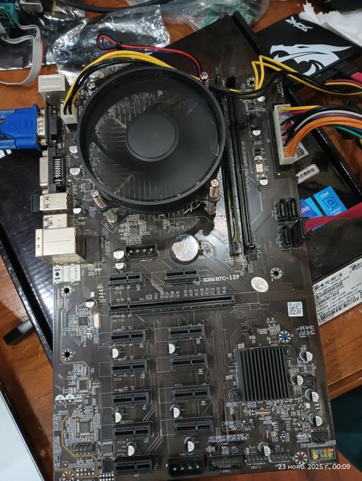 CPU + материнка B250 + i3 6100