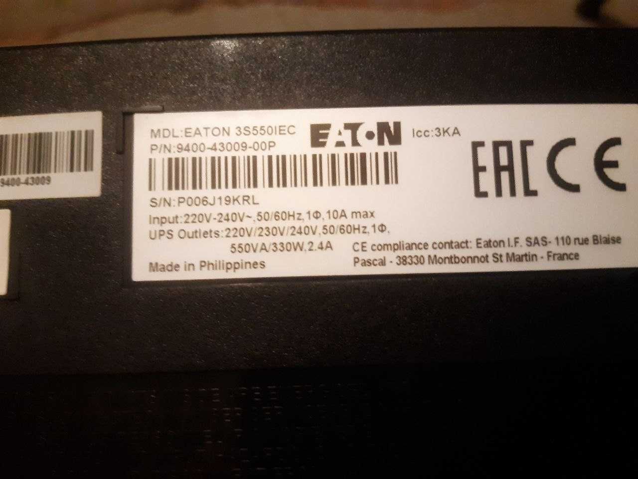 ИБП - UPS 550 ватт инверторного типа Eaton 550 ватт