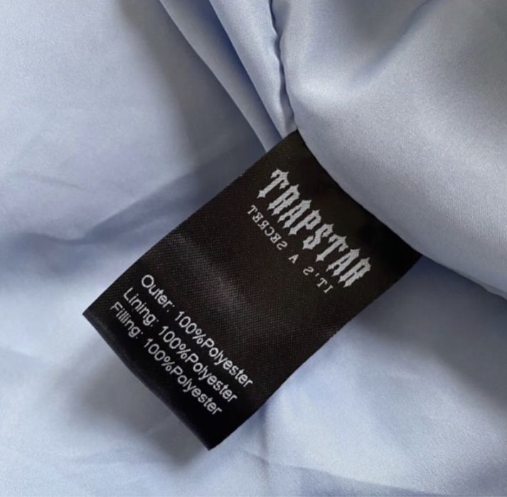 geaca trapstar baby blue albastru