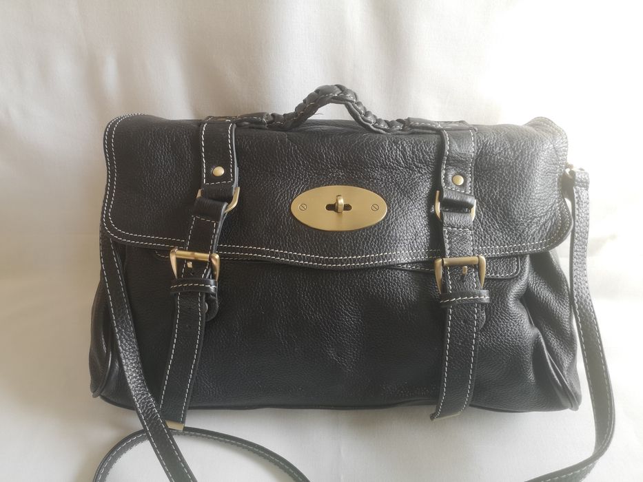 Чанта естествена кожа