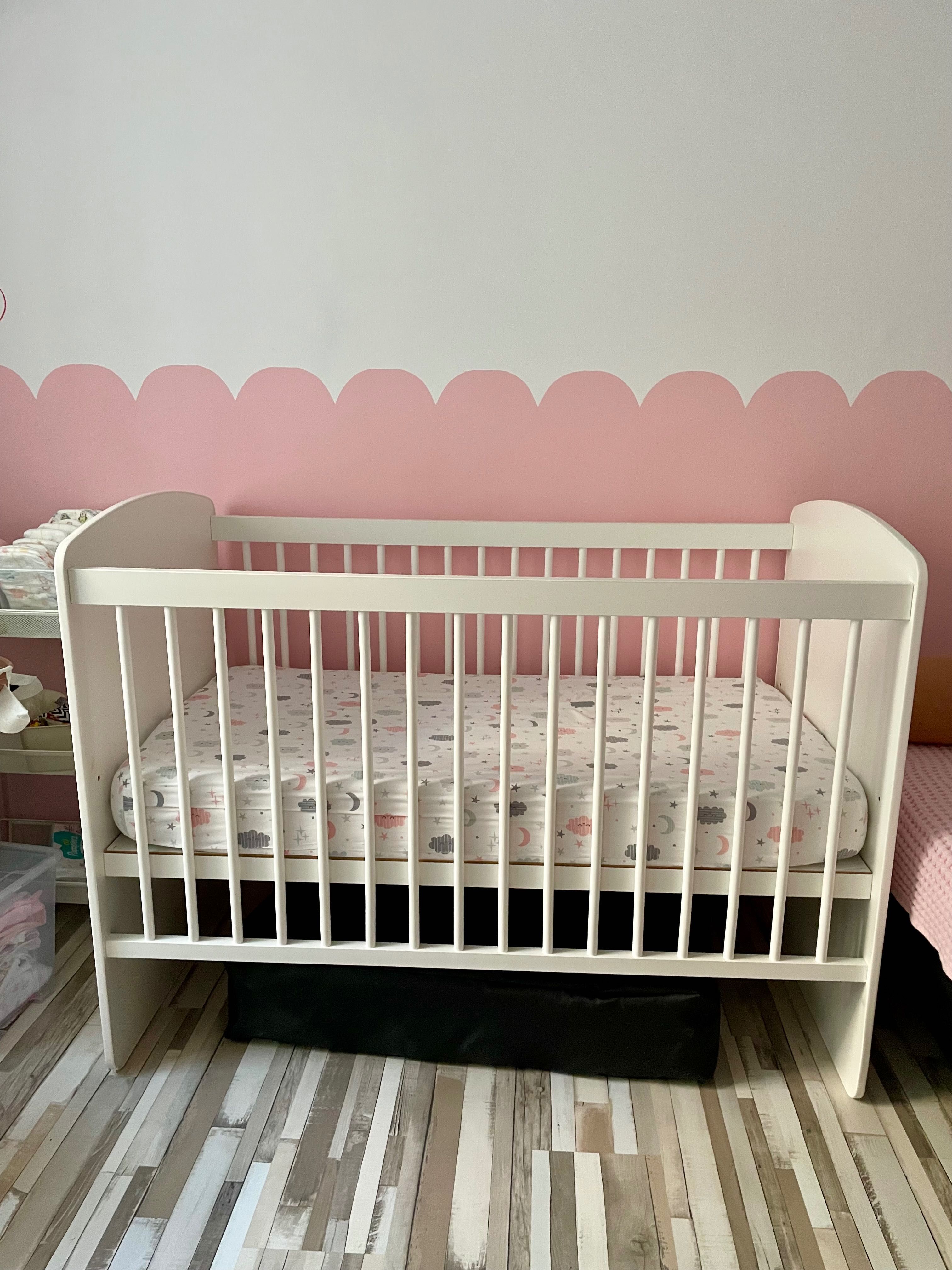 Patut pentru copil cu saltea de cocos inclusa