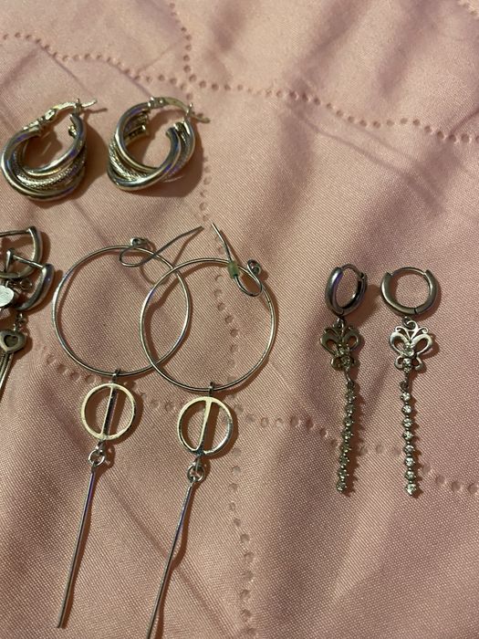 Vand cercei argint si inele argint