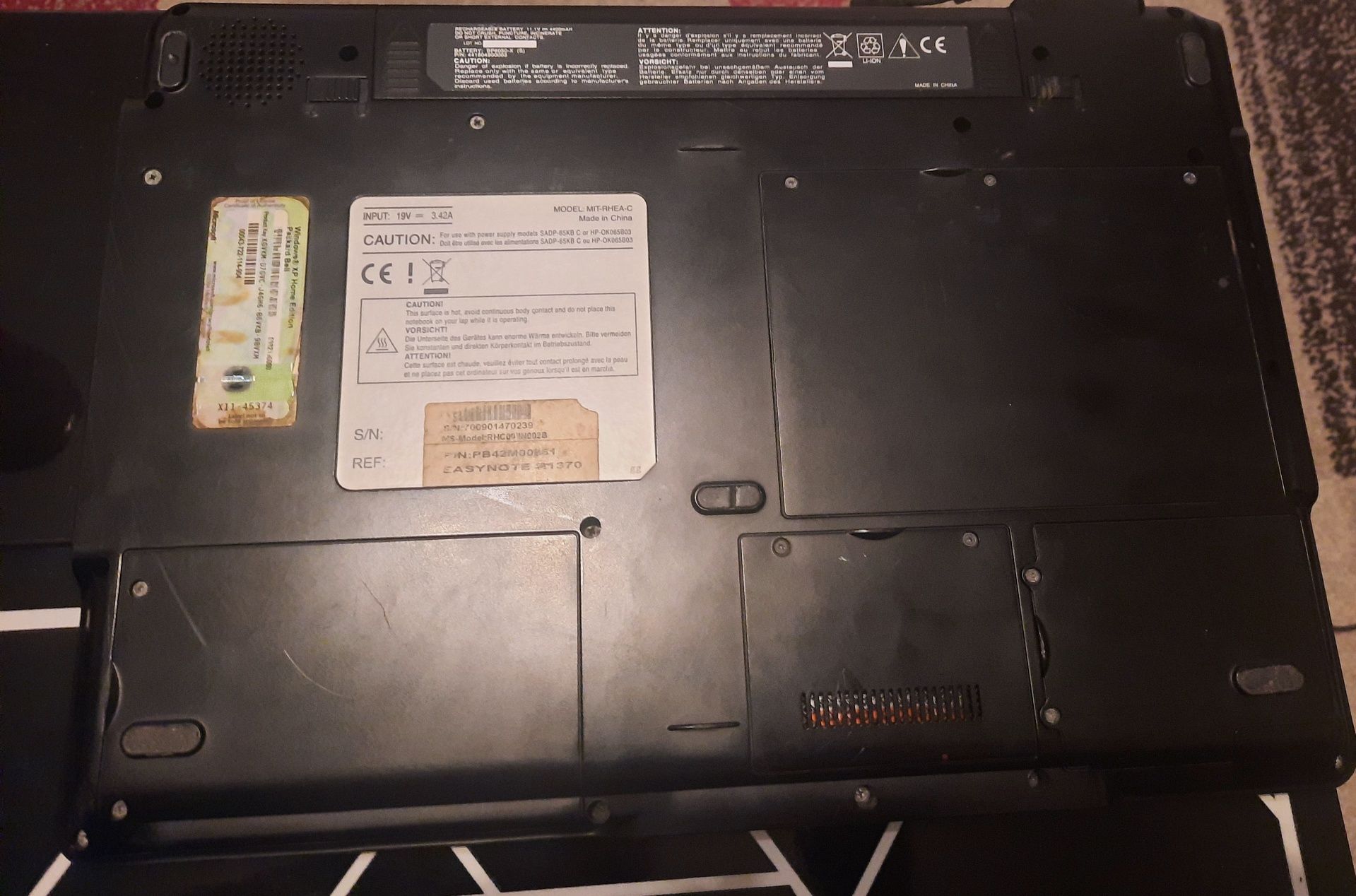 Laptop Packard Bell vechi dar functional