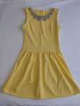 Rochie de zi, de culoare galben, de vara