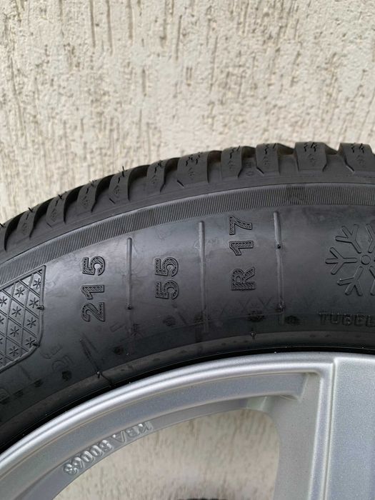 Jante 17 cu cauciucuri noi de iarna KLEBER