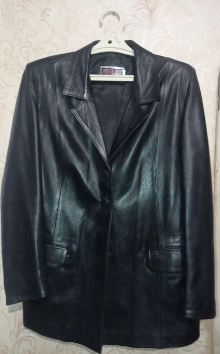 Кожаный пиджак турецкий натуральная кожа Новый