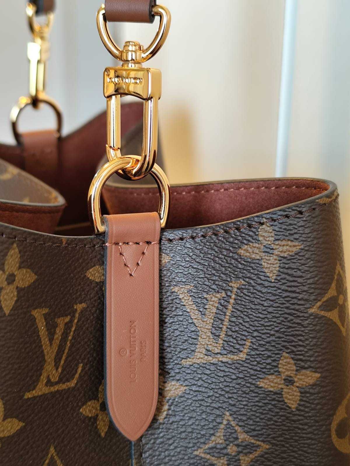 Louis Vuitton NéoNoé MM Дамска Чанта с Подвижна регулируема Презрамка
